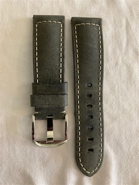 FS Panerai OEM Grey Assolutamente 22mm Strap with OEM 